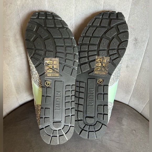 Mi.iM Miumiu Silver Glitter Sneaker - Picture 10 of 11